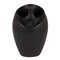 Hello Honey 82-Ounce Textured Stoneware Pitcher with Reactive Glaze, Matte Black